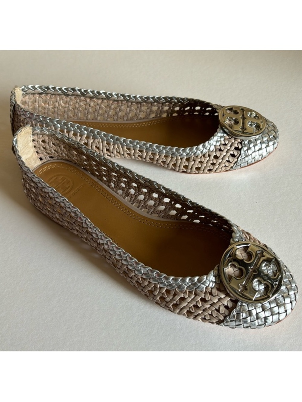 Tory Burch Chelsea Woven Cap Toe Ballet